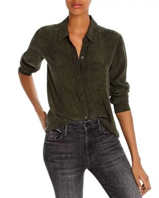 Kate Printed Silk Shirt