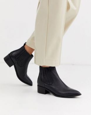 Selected Femme - Bottines western - Noir | ASOS