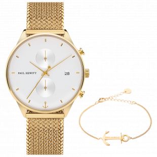 Set Perfect Match Chrono White Sand Or et Anchor Spirit Or