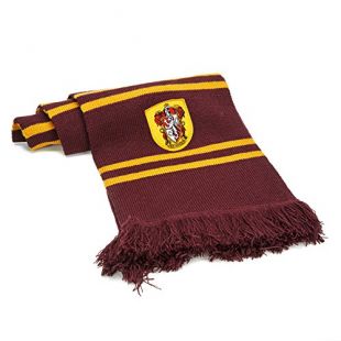 Cinereplicas Harry Potter Scarf - Official - Authentic - Ultra Soft Knitted Fabric (Red & Gold (Gryffindor))