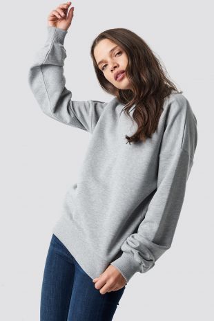Basic Oversize Sweatshirt Grey