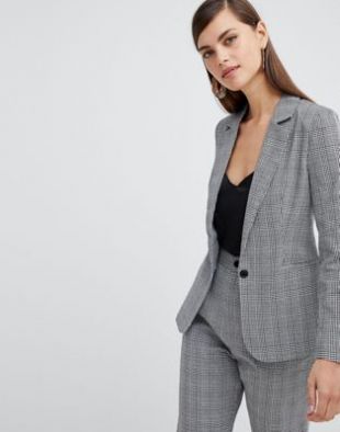 Unique 21 - Blazer ajusté à carreaux avec un bouton | ASOS