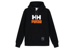 Print Black Hoodie
