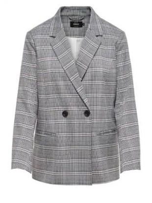Woven Checked Blazer