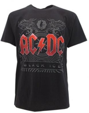t-shirteria - T-shirt original AC-DC Black Ice Noir