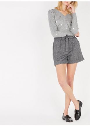 SHORT CEINTURÉ FANTAISIE NAF NAF - FEMME | Place des Tendances