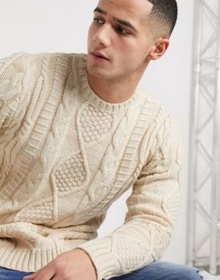 Cream Wool Sweater worn by Ransom Drysdale (Chris Evans) as seen in Knives  Out | Spotern