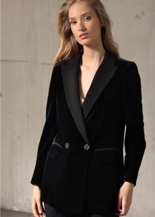 BLAZER EN VELOURS - ESHOP