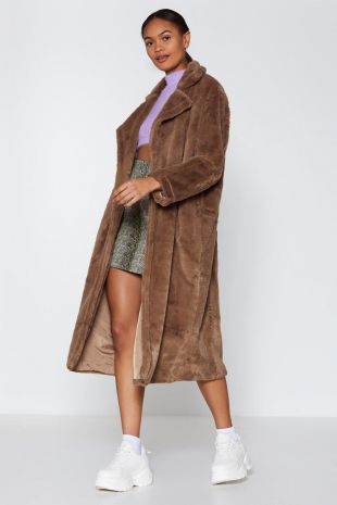 Go Long Faux Fur Coat