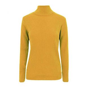 PURL Made By Malaika® Womens Turtle Polo Neck Long Sleeve Knitted Ribbed Casual Warm Jumper Ladies Roll Neck Knit Winter Sweater Top Pullover UK Size 8-18