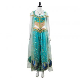 2019 Aladdin Princesse Jasmine Costume Couronne Cosplay Costume