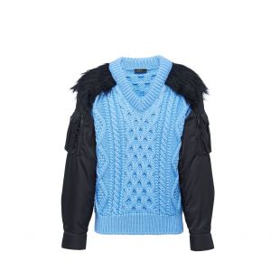 Cablé wool sweater