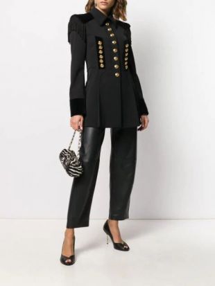 Black Mil­i­tary Jack­et