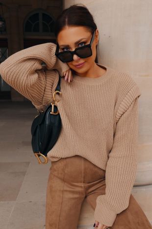 Lorna Luxe Stone 'voltaire' Knit Jumper