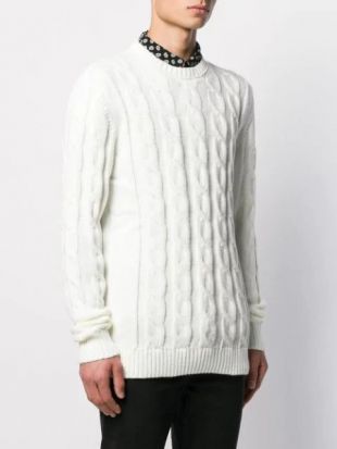 Pull En Maille Torsadé