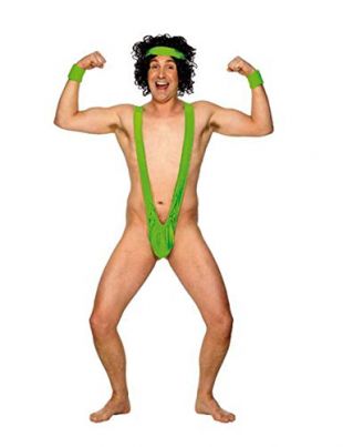 Smiffys, Herren Mankini, Borat, Größe: One Size, 2977