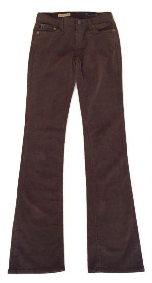 NWT AG Adriano Goldschmied Brown "The Angel" Boot Cut Corduroy Pants Authentic | eBay