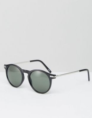 Monki Metal Arm Sunglasses at asos.com