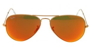 Rayban Sunglasses Aviator RB 3025 Matte Gold 112/69 New Authentic RB 3025 55mm  | eBay