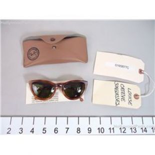 Louis Vuitton Pink Rimless Thelma and Louise Cat Eye Sunglasses at