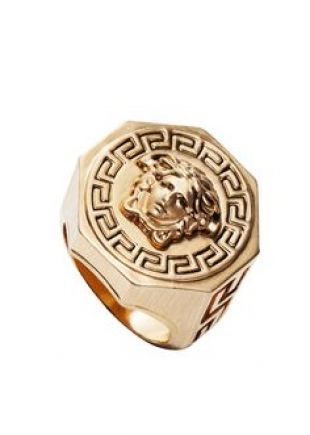 Versace Greca and Medusa Ring for Men | Official Website
