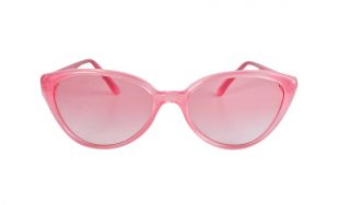Vintage cat eye lunettes de soleil, fabriqués en France dans les années 1970 par Argos. Lunettes de soleil roses rares pour les femmes peuvent être convertis en lunettes de vue.
