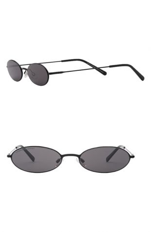 Flat Front Oval Sunglasses