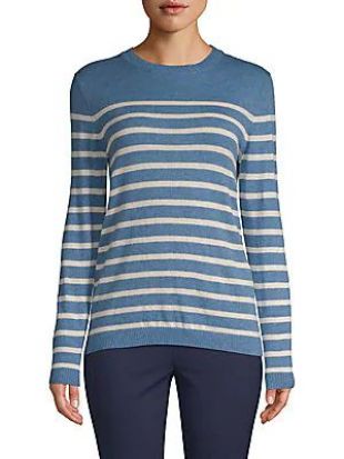 Blue Striped Sweater