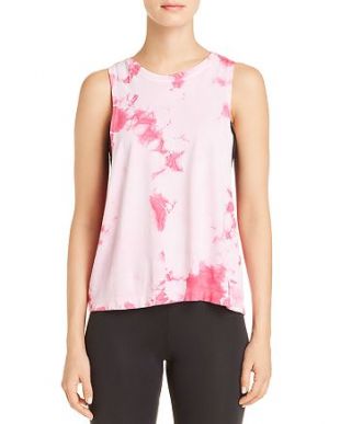 Pink Tie-Dye Tank Top