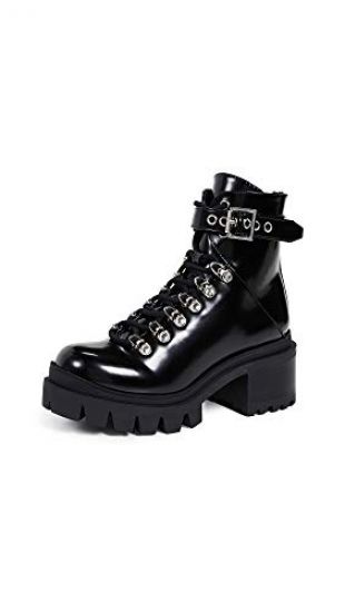 Jeffrey Campbell Women's Czech Combat Boots