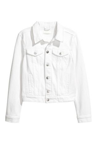 h and m white jacket