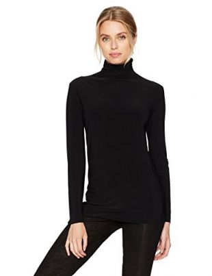 Norma Kamali - Norma Kamali Women's Long Sleeve Turtleneck Top