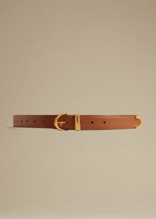 Camel Leather Belt