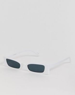 Square sunglasses in white