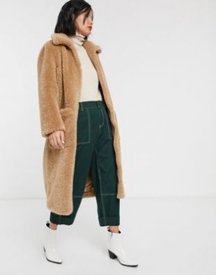 Teddy button up coat