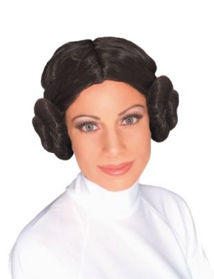 Rubie's Official Star Wars Princess Leia Wig, Adult Costume - One Size