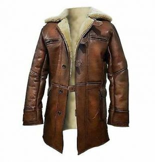 Tom Hardy Bane Coat Dark Knight Rises Movie Costume Brown Leather Jacket For Men  | eBay