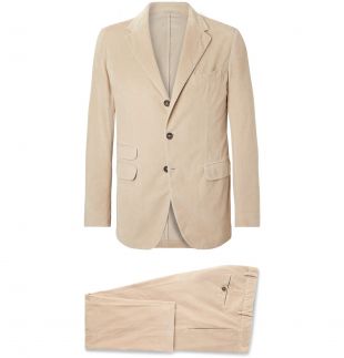Sand Sand Cotton-Corduroy Suit