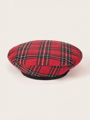 Noël Béret à carreaux