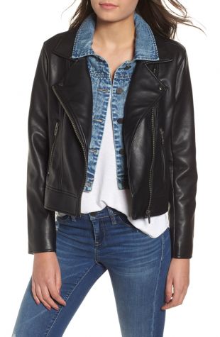 Faux Leather Jacket