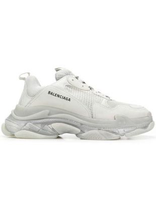 White ‎triple S Clear Sole Train­ers