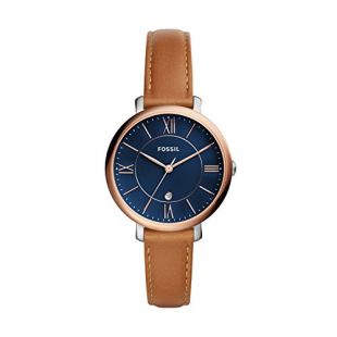 Fossil Femme Analogique Quartz Montre avec Bracelet en Cuir ES4274