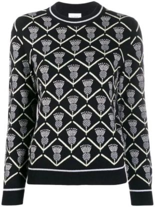 Pull En Maille Intarsia