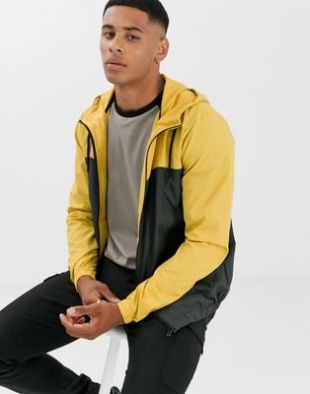 Only & Sons - Coupe-vent léger color block - Jaune | ASOS