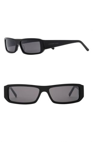 KKW Dusk 55mm Rectangle Sunglasses
