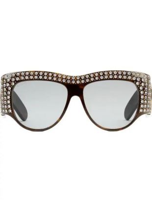 Crystal Embellished Sunglasses