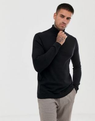 Black Neck Sweater