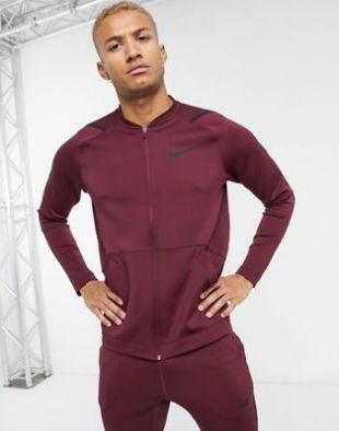 Nike Training - NPC - Bomber - Bordeaux | ASOS