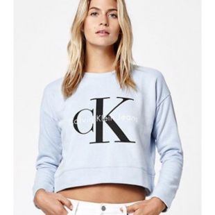 calvin klein crop top sweater