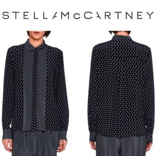 Stella McCartney dog print blouse